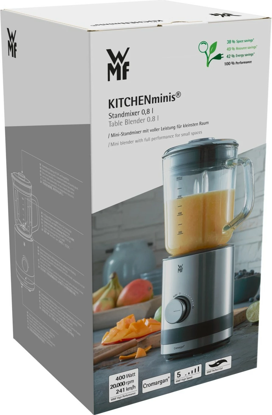 Blender tavoline WMF KITCHENminis 0416490011, 0.8L, 400W, inox, zi