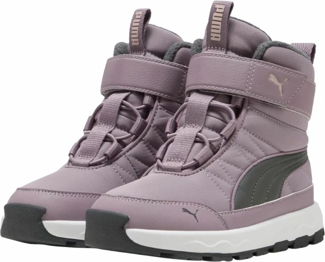 Çizme për fëmijë Puma, të purpurta