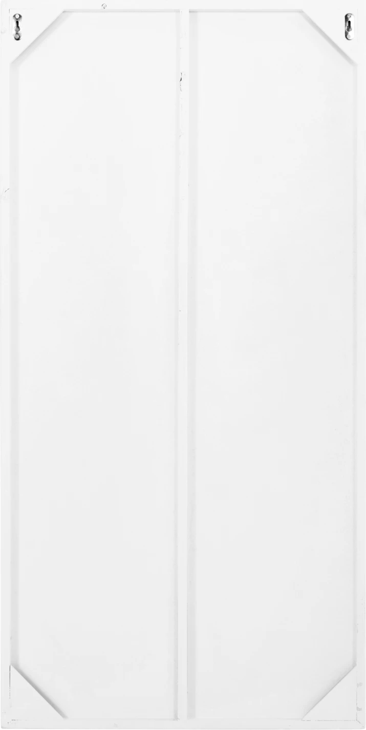 Pikturë muri 3-pjesëshe hartë botë Santorini FH4504 MDF ngjyrë e bardhë e zbehtë 180x4x120 cm