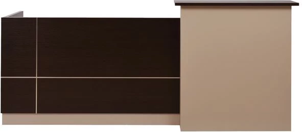 Zyrë pritjeje 240x82 wenge/bezh FH2068.01 240x82x105cm