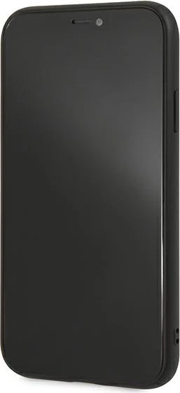 Mbështjellës Mercedes Twister për iPhone XR, lëkurë, i zi