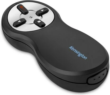 Prezenter wireless Kensington 33374EU me lazer të kuq, zi/argjend