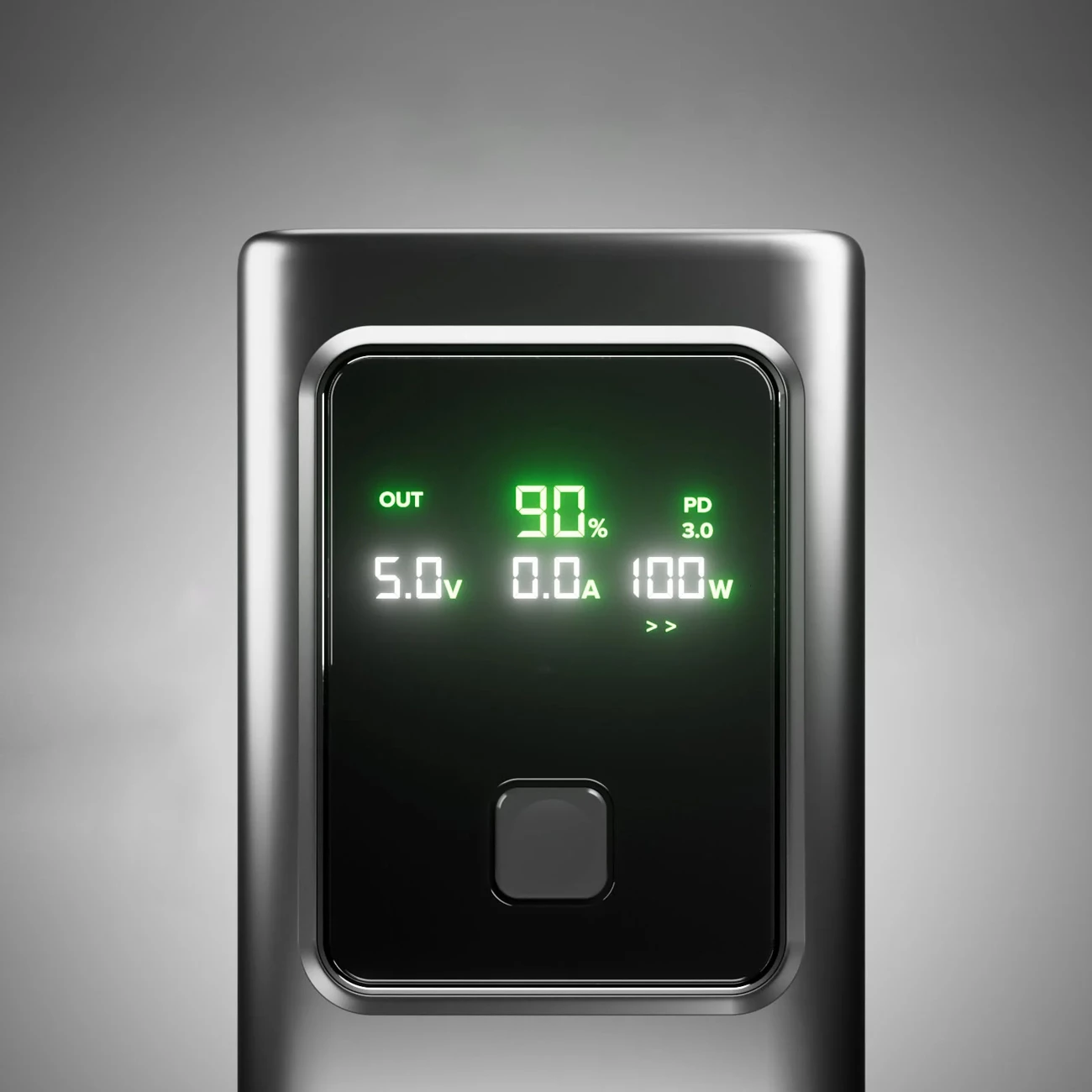 Powerbank SBS 10000mAh me ekran LCD, PD 35W, Gri