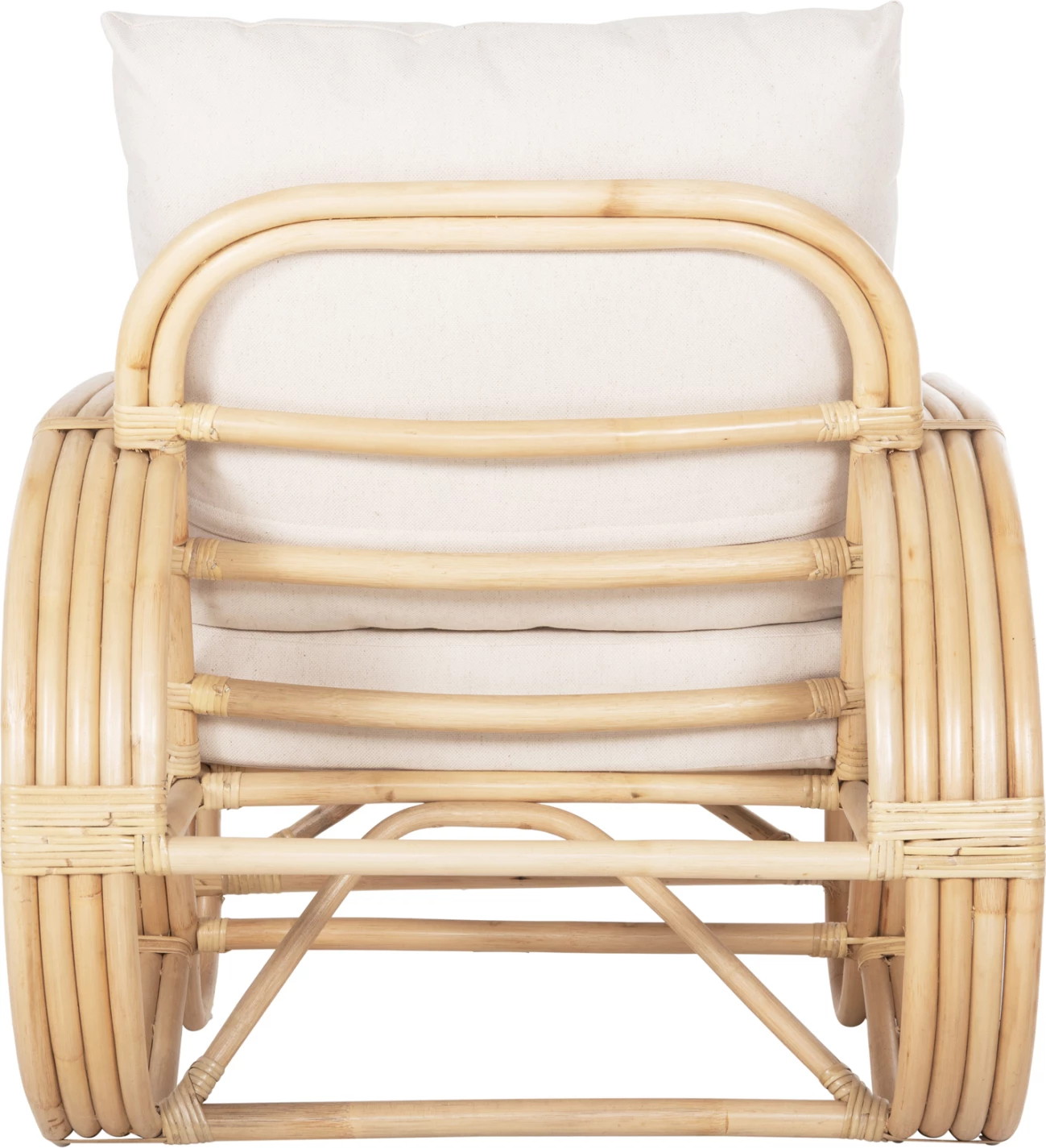 Karrige Baroness FH9813, natyrale, jastëk të bardhë, 81x90x92H cm