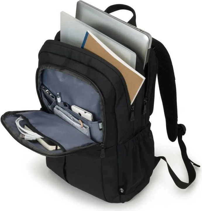 Çantë shpine për laptop, DICOTA, ECO Scale D31696-RPET, 15-17.3 inch, xhep tablet 12.9", rPET, e zezë