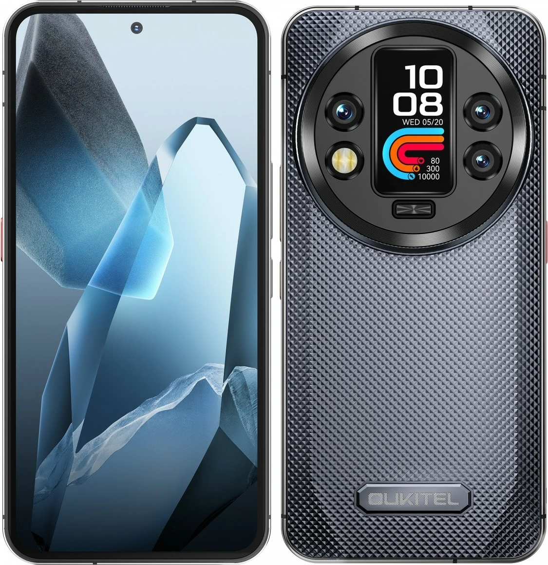 Celular OUKITEL WP200 Pro 5G 24GB/1TB 6.7" AMOLED 120Hz IP69K 8800mAh gri Set me kufje Bluetooth