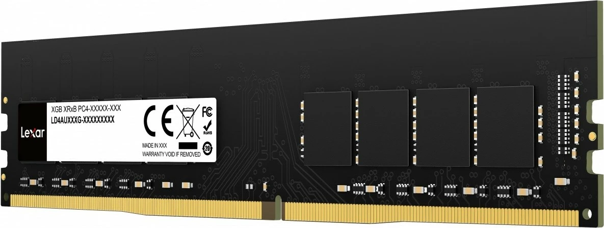 RAM Memorje Lexar DDR4 8GB 3200MHz CL22, LD4AU008G-B3200GSST, e zezë