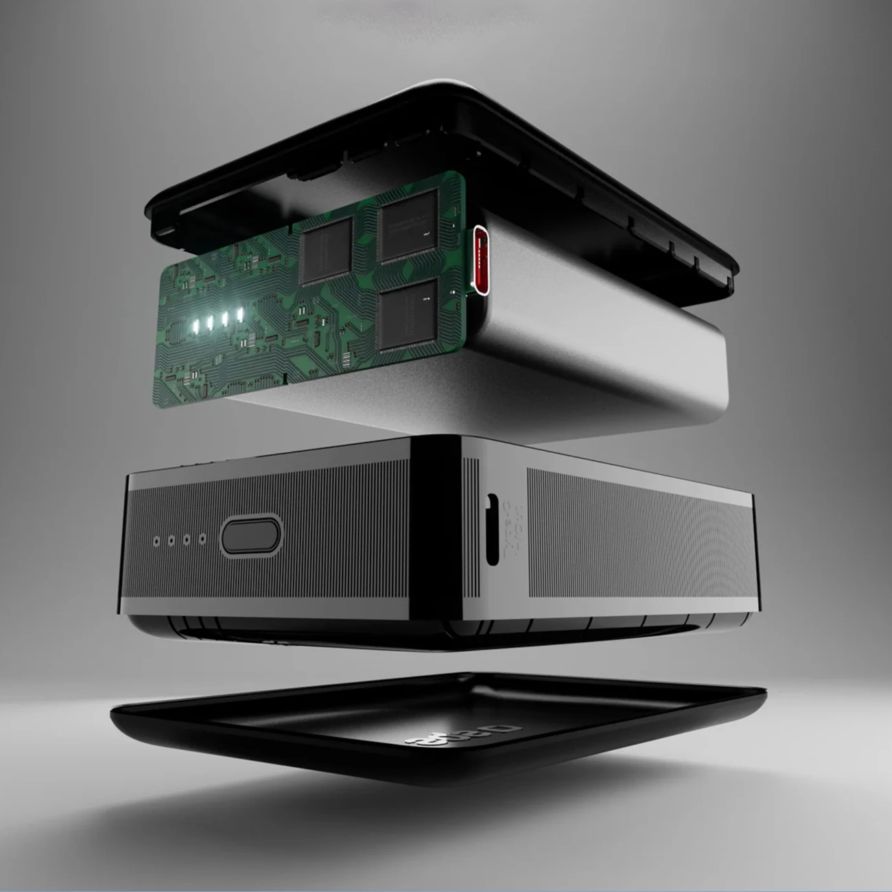 Powerbank SBS 20000mAh 65W PD AFC me USB-C/USB-A, e zezë