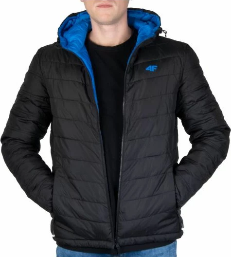 Jakne për meshkuj 4F, të zeza dhe blu