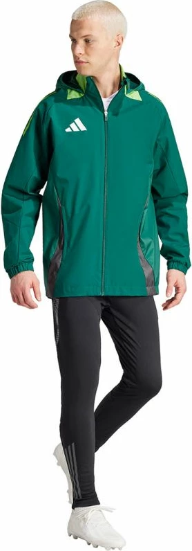 Jakne për futboll për meshkuj adidas, e gjelbër