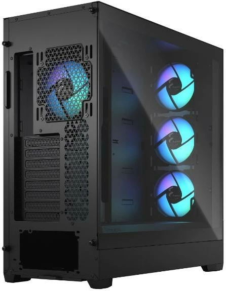 Kasë Fractal Design Pop XL Air RGB FD-C-POR1X-06 Big Tower me xham të temperuar, mbështetje E-ATX/ATX/mATX/Mini ITX, USB 3.0, black
