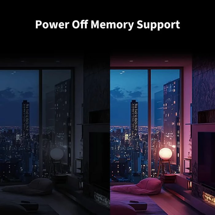 Llambë LED smart Aqara T2 LB-L02E, E27 CCT, 4.9W 450lm, 2700K-6500K, e bardhë, 1 copë