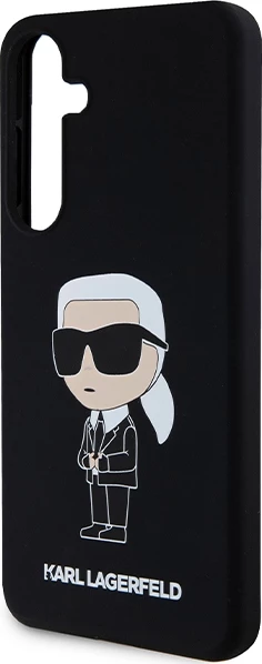 Mbështjellës Karl Lagerfeld Silicone Ikonik për Samsung Galaxy S24, i zi