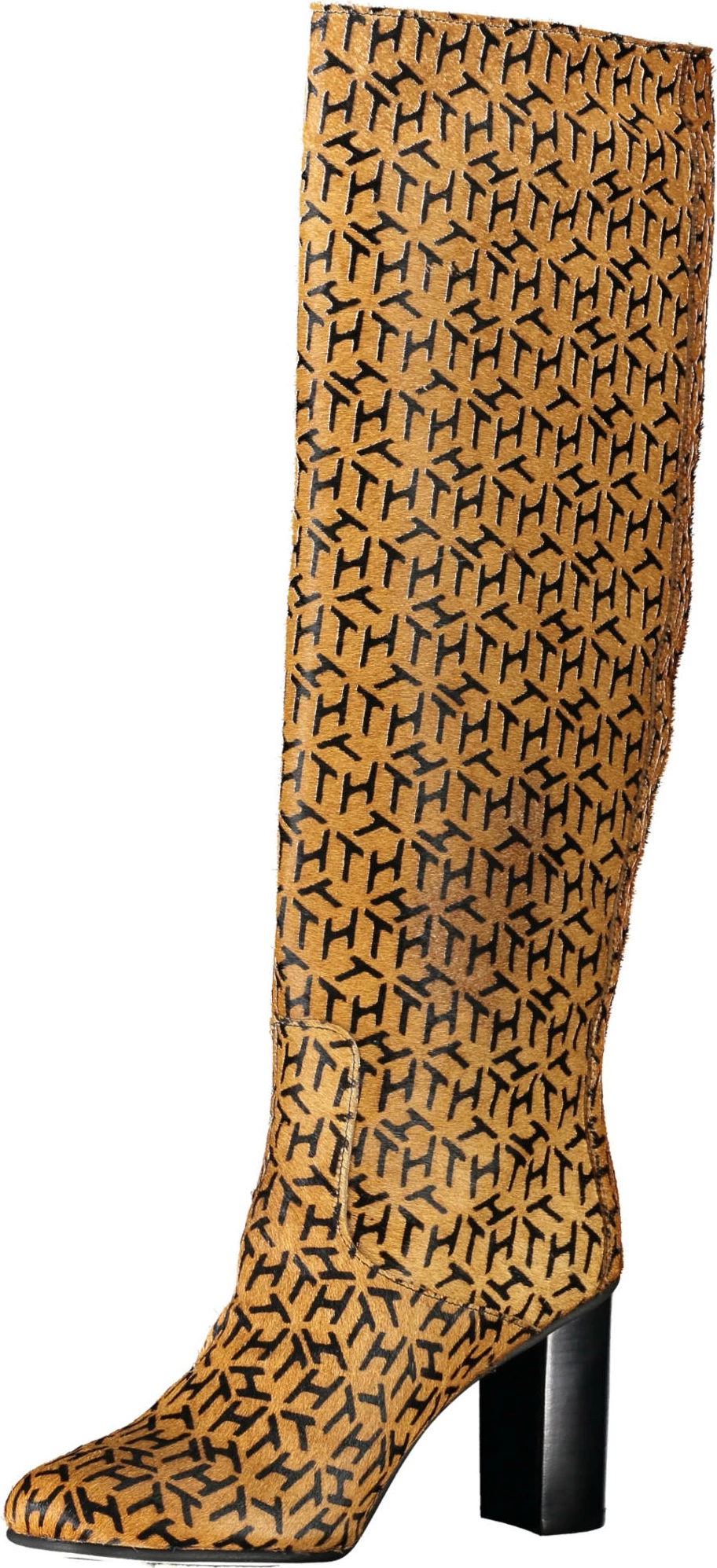 Çizme për femra TOMMY HILFIGER, bezhë