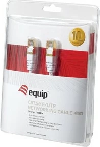 Kabllo rrjeti Cat5e Equip F/UTP 10m, RJ-45, e bardhë