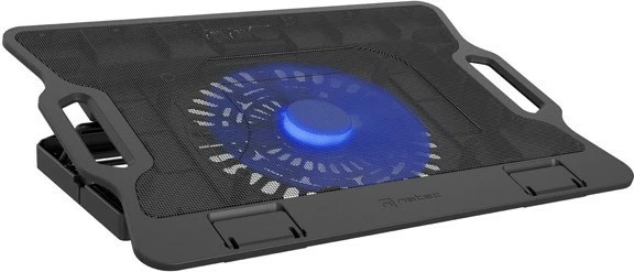 Cooling pad Natec Dipper 2, për laptop 12.1-17.3 inç, 2 USB, LED, e zezë