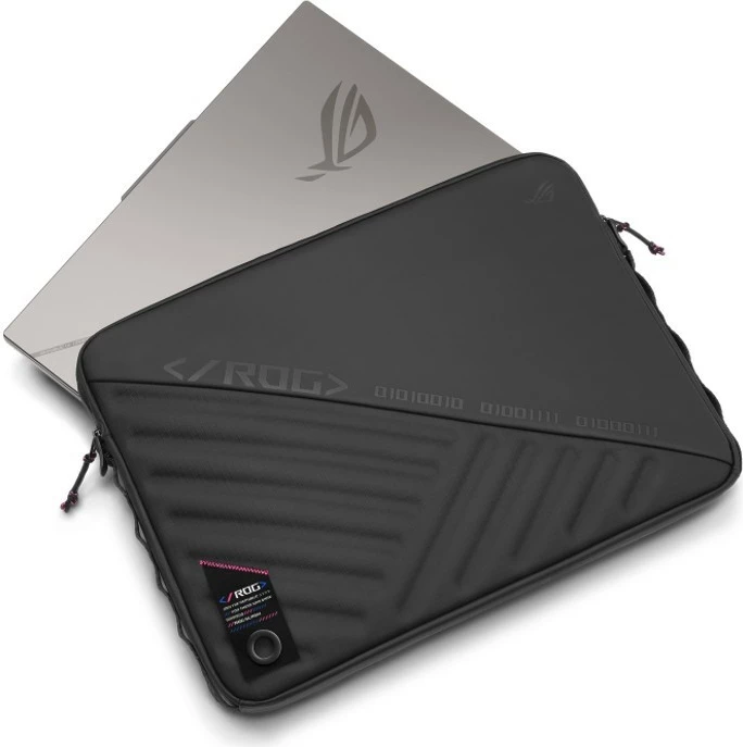 Çantë mbrojtëse laptop, Asus ROG Slash Sleeve 4.0 90XB09Z0-BSL000, 16 inç, me rrip shpatulle, e zezë