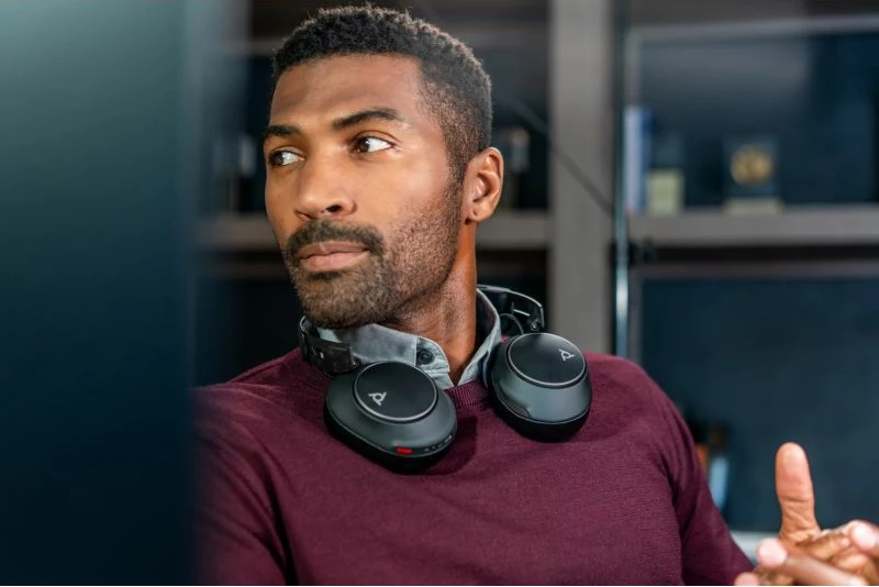 Headset stereo Yakimasport Voyager Surround 80 UC USB-C/A, e zezë