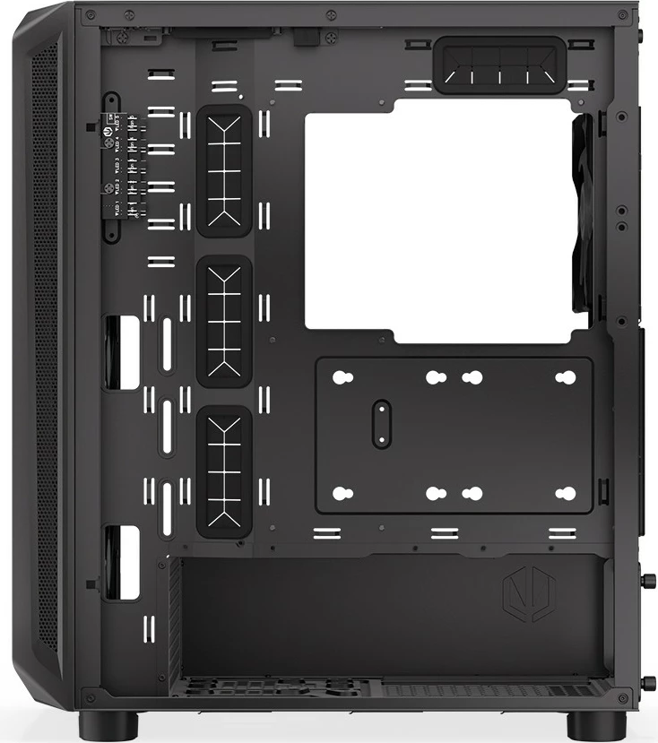 Kasë Endorfy Arx 500 ARGB EY2A011, Midi Tower, me 4 ventilatorë ARGB, e zezë