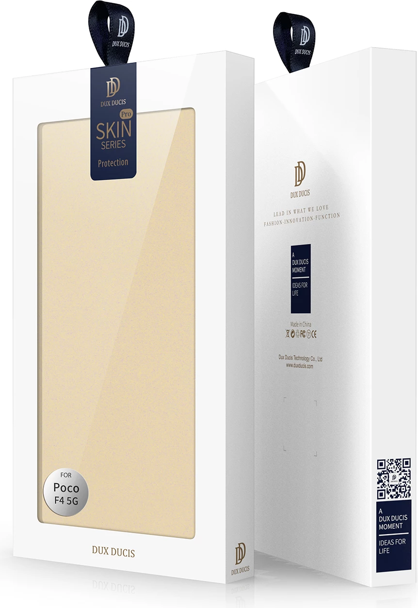 Mbështjellës Dux Ducis Skin Pro për Xiaomi Poco F4 5G, me xhep kartelash, funksion stand, lëkurë ekologjike, Ari