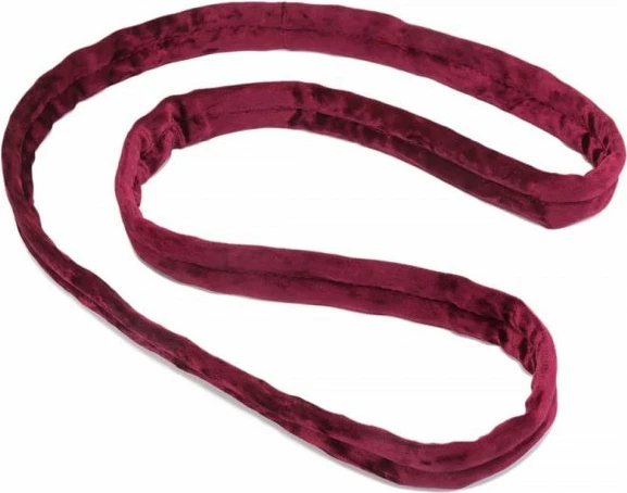 Rrip kadife për hoop ajror tiguar, burgundy