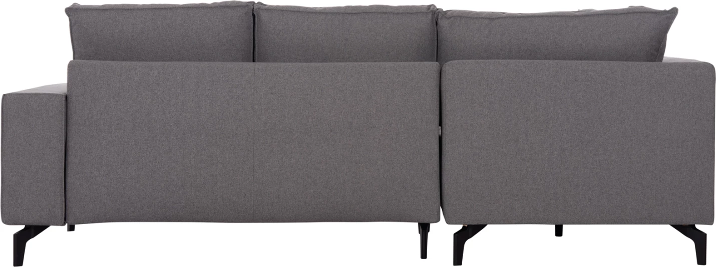 Kënd-sofë me hapësirë për depo, SAFFIRA FH3303.01L, material gri, 270x195x100cm