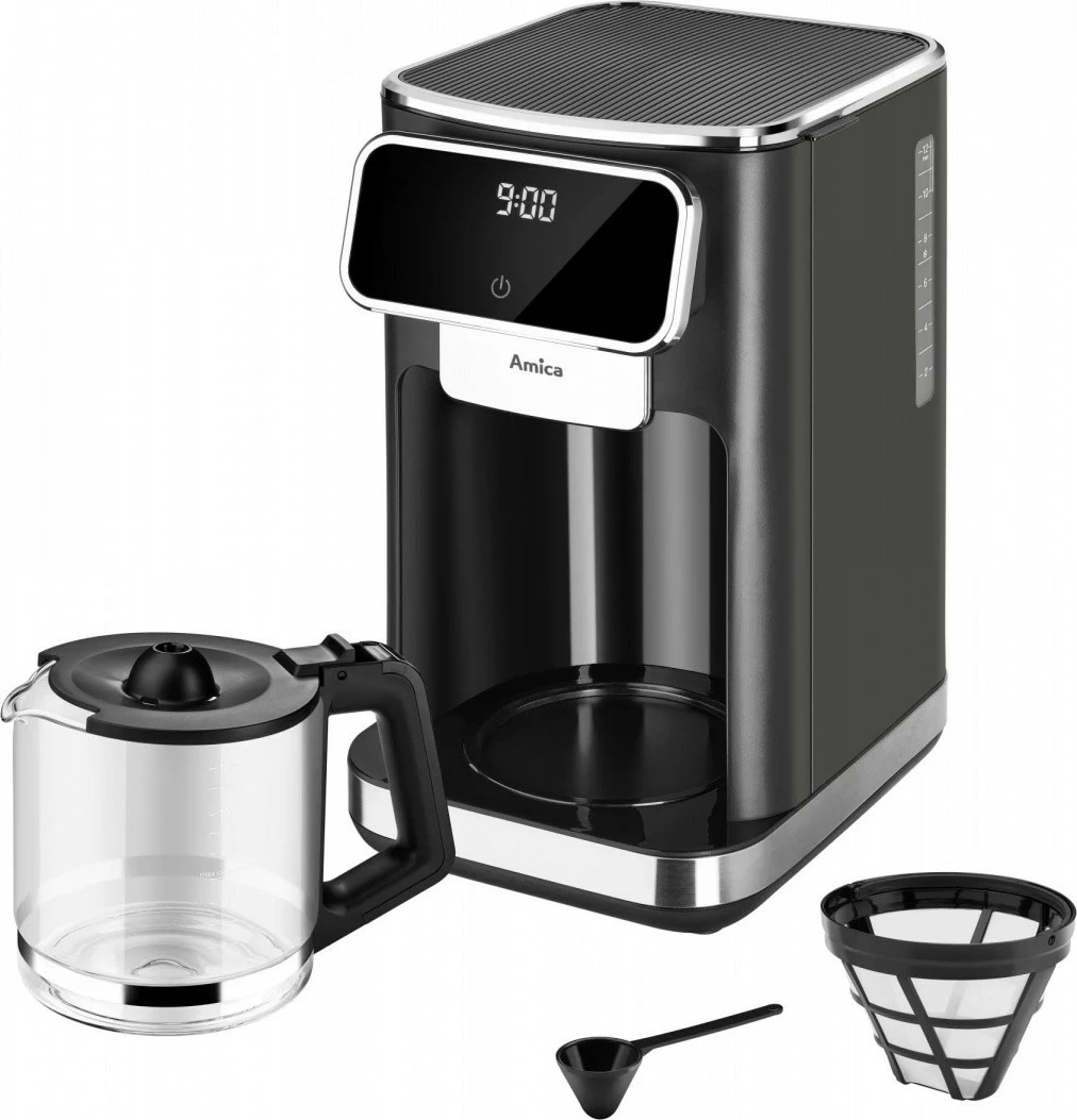 Aparat kafeje pour-over, Amica CD2011 1.8L 1100W me ekran LED, i zi