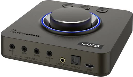 Kartë zëri e jashtme, Creative Sound Blaster X4 (70SB181500000), 24-bit, zezë/gri