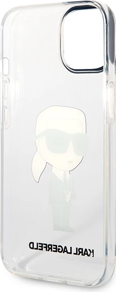 Mbështjellës Karl Lagerfeld Ikonik për iPhone 14 Plus, Transparent