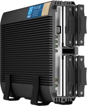 Server NAS QNAP TS-410E-8G, 4x 2.5\" SATA, 8GB RAM, 2x 2.5GbE, HDMI 4K, fanless, i zi