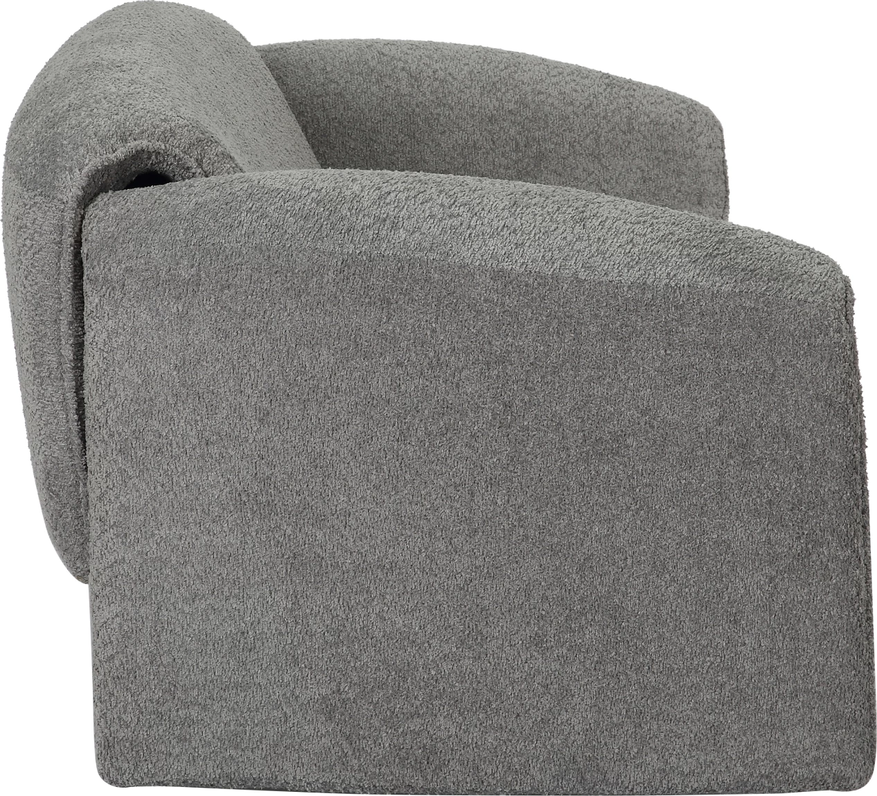 Divan 2-vendësh TREK FH9680.01 kornizë metali-gri pëlhurë 160x80x63Hcm