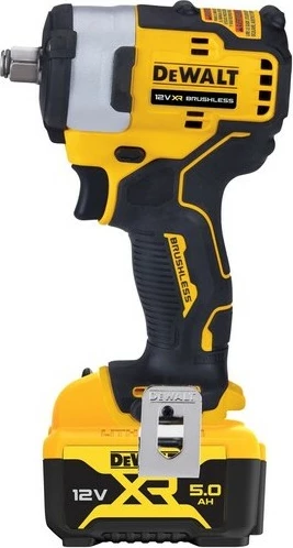 Çelës goditës DeWALT 12V, brushless, 5Ah, zi/verdhë