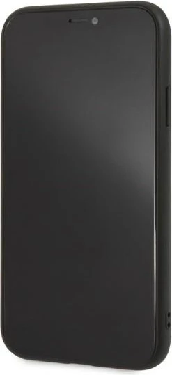 Mbështjellës Mercedes MEHCI61THLBK për iPhone XR, lëkurë, i zi