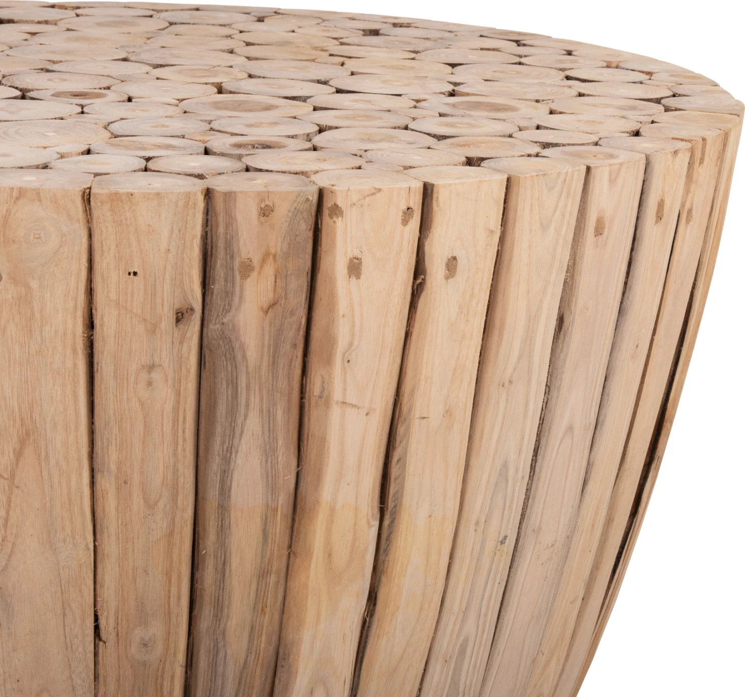 Tavolinë kafeje, dru tik natyral, FH9804, 80x46cm