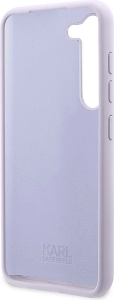 Mbështjellës Karl Lagerfeld KLHCS23MSNIKBCU për Samsung Galaxy S23+, silikon, vjollcë