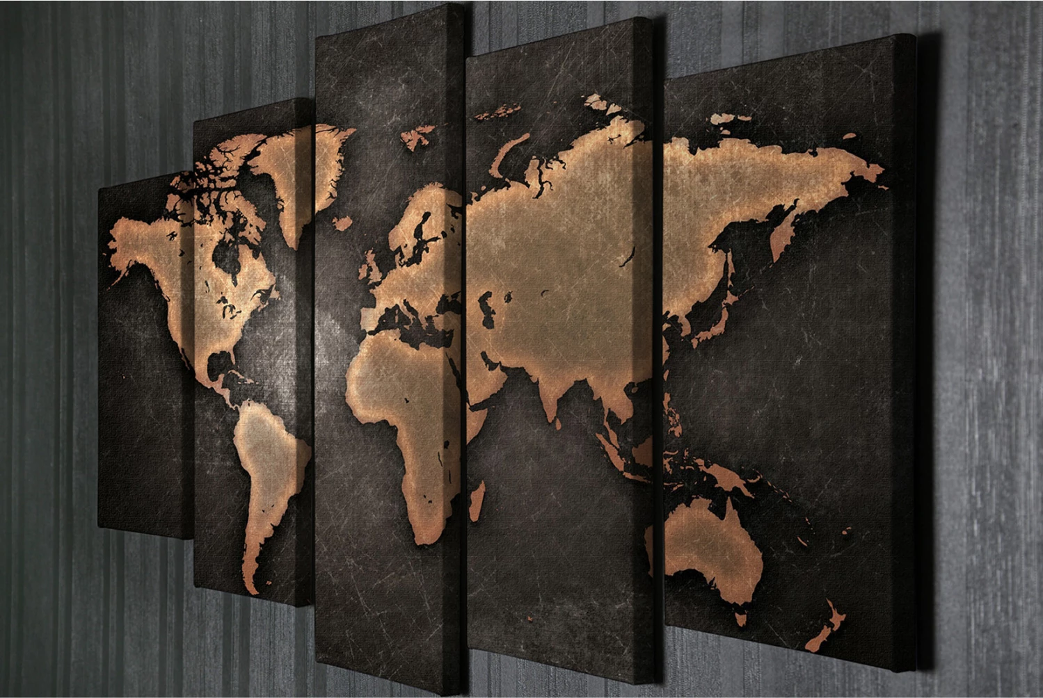 Pikturë dekorative 5 pjesë në kanavacë, FH7331, 105x3x70 cm