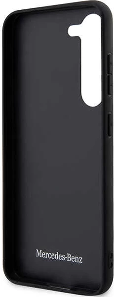 Mbështjellës Mercedes Urban Line për Samsung Galaxy S23 FE, lëkurë, i zi