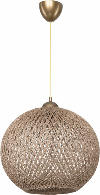 Dritë tavani Leshia Ε27, ngjyrë kafe-ari, D38x38cm