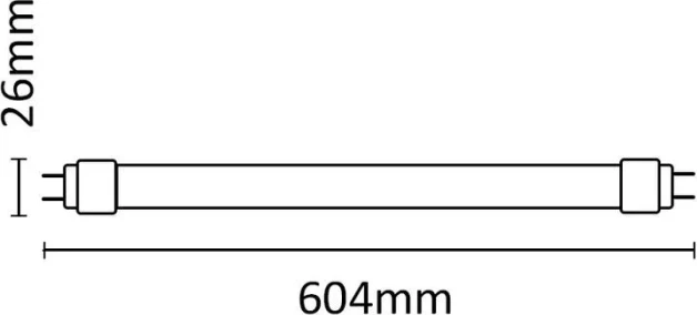 llambë LED tub ASALITE ASAL0177 9W 60cm 4000K 1260lm G13