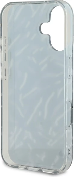 Mbështjellës Karl Lagerfeld Zebra me kordë për iPhone 16 Plus, Violet