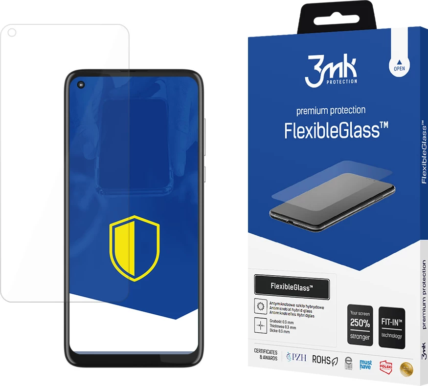 Mbrojtës ekrani FlexibleGlass 3mk për Motorola Moto G8, Transparent