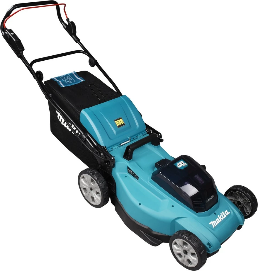 Kositës bari Makita DLM480Z, me bateri 18V 6Ah, 48cm, ngjyrë e zezë/turkuaz