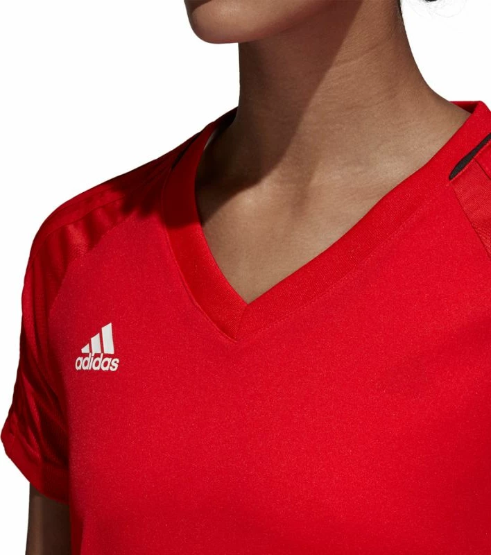 Maicë sportive për femra adidas, e kuqe