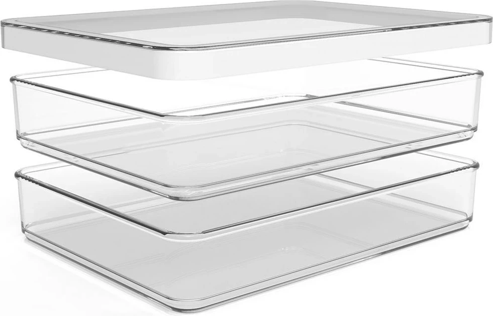 Enë ushqimore Rotho Rondo Loft, 2 x 0.85l, Transparent