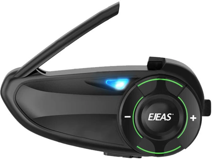 Interkom për motoçikletë EJEAS Q8, Bluetooth 5.1, IP67, i zi
