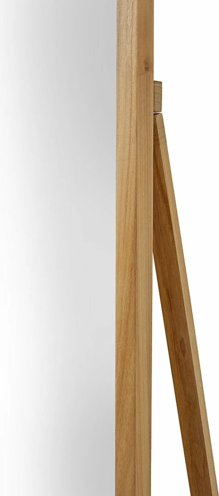 Pasqyrë qëndruese Scandi, dru natyral, 45x175cm