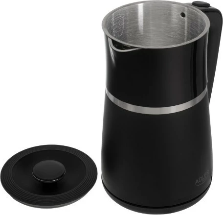 Ujëzjerë elektrik Adler AD 1355b 1.7 L 2200 W mur i dyfishtë bazë rrotulluese e zezë