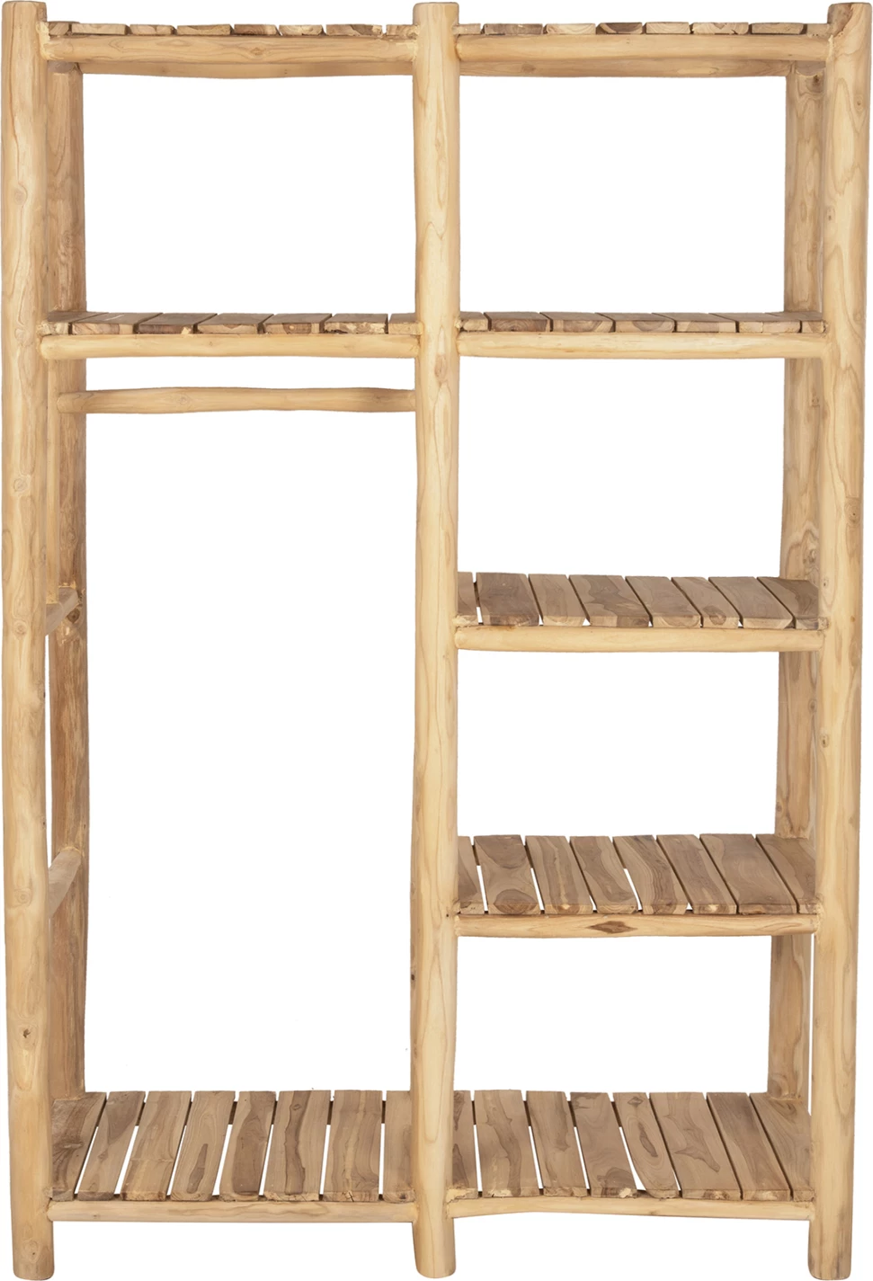 Raft hyrje BALEN FH9550 dru TEAK ngjyrë natyrale 120x50x180H cm