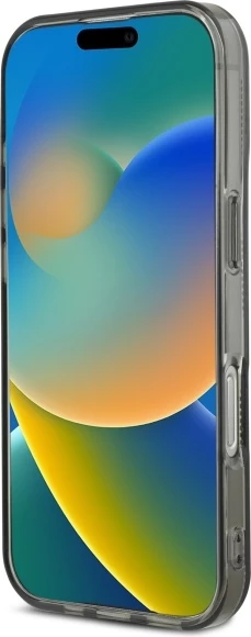 Mbështjellës Karl Lagerfeld IML Karl Head Electroplated për iPhone 16, Zi