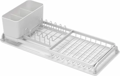 Tharëse enësh Brabantia Compact, me mbajtëse takëmesh e heqshme, 46.3 cm, gri e hapur